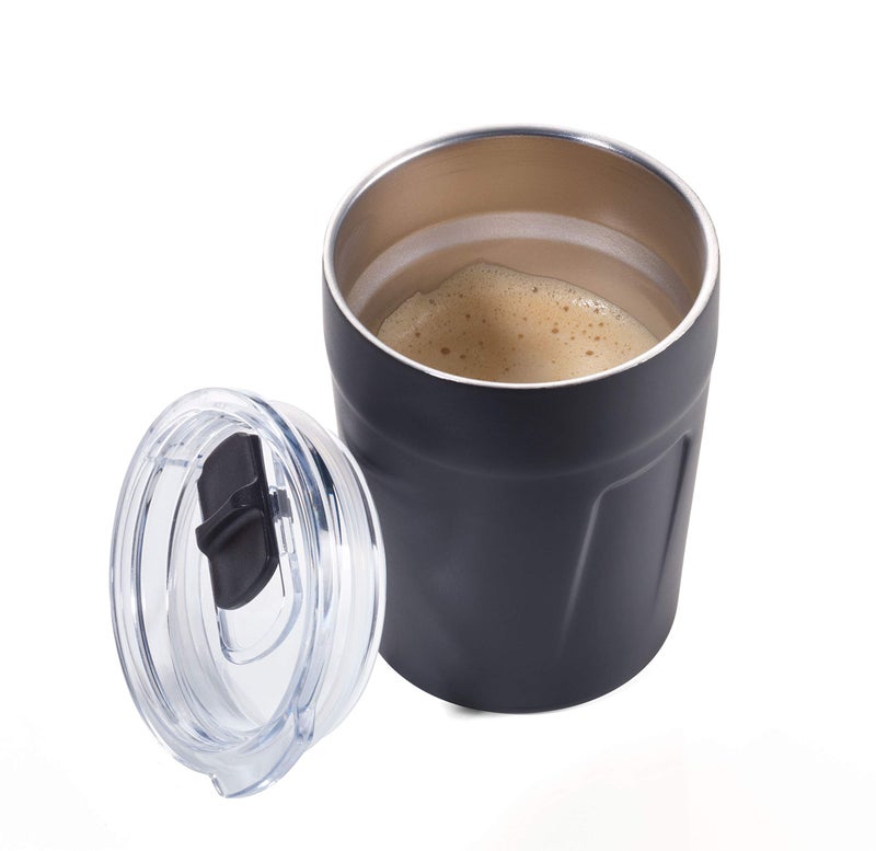 TROIKA Unisex - Adult Espresso Doppio Thermos Mug, Black, 1 Piece (Pack of 1) - Image 2